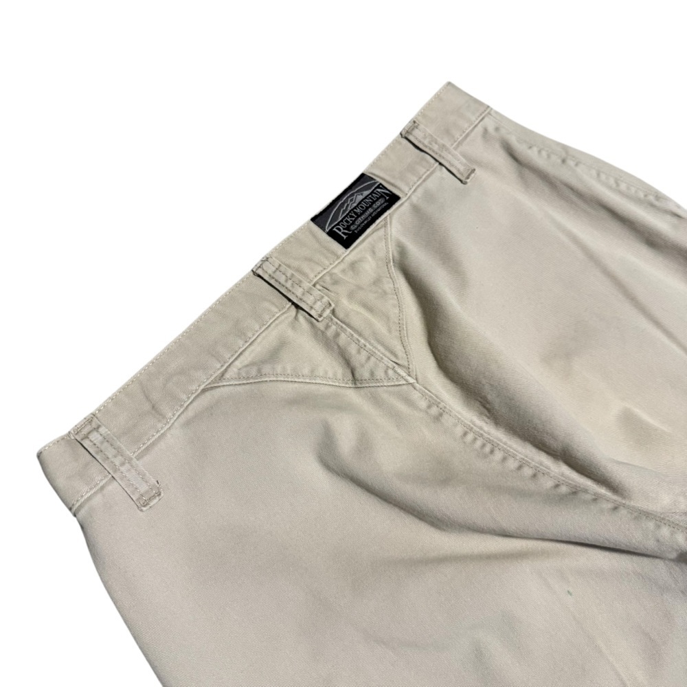 Vintage Rockies Western Bareback Trouser Tan Pant High Waisted Straight Size 30 - Picture 5 of 5